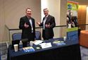 Pictured is 10n2"s table at the conference.
