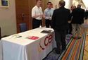 The CEI Group"s table at the 2012 Fleet Safety Conference.