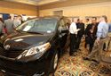 Vehicles on display were a huge draw at the show.