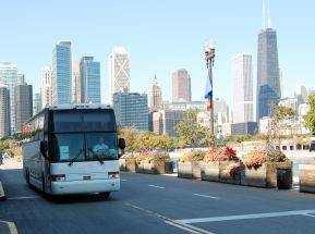 Shuttle Service Sponsored by Illinois Bus Sales