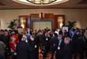A crowd forms in anticipation of the 3rd annual wine tasting fundraiser for NLA charities.