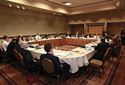 Members of the NLA meet to review the year"s accomplishments and hear about the organization"s goals and plans for 2013.